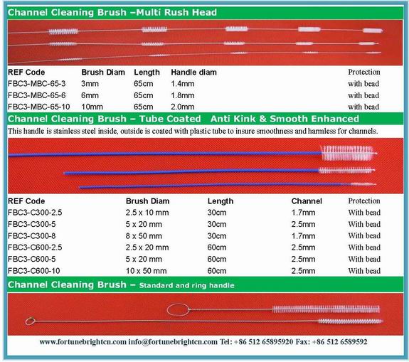 channel cleaning brush